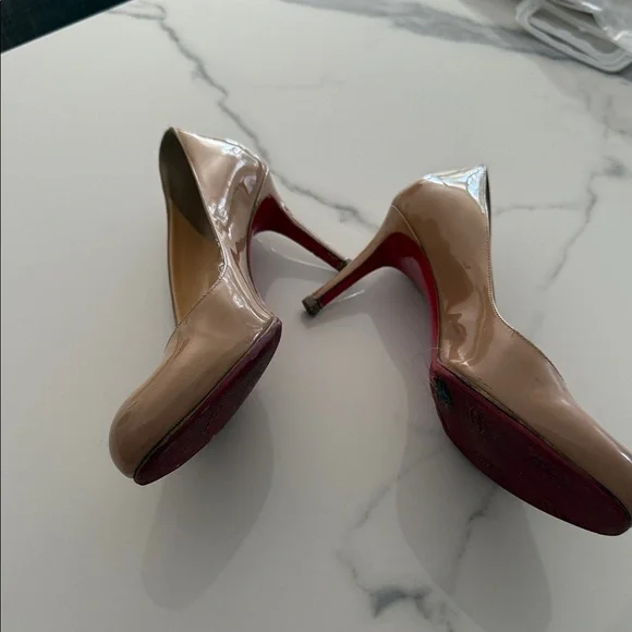 Christian Louboutin Nude Heels - Picture 2 of 5